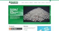 Desktop Screenshot of palmettoadhesives.com